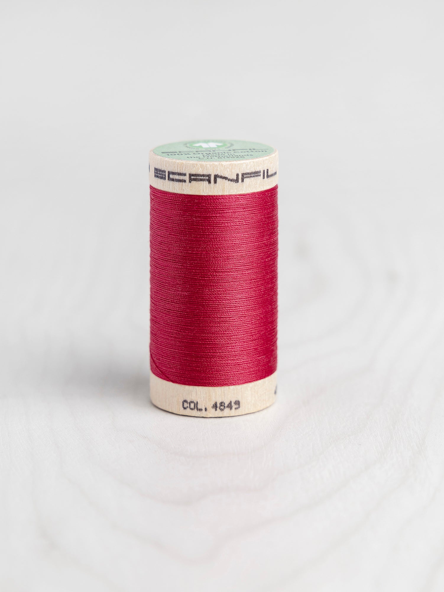 T-COT002-4849-Scanfil-Organic-Cotton-50wt-Thread-500-yard-Watermelon-4849-Core-Fabrics