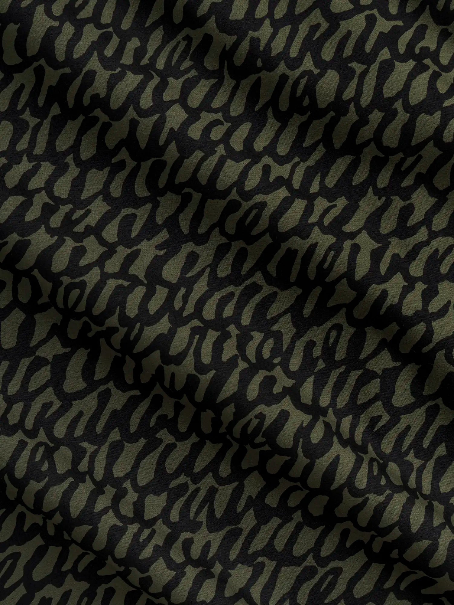 F-COT400-002-Scribble-Print-Japanese-Cotton-Lawn-Olive-and-Black-Core-Fabrics-scrunched.webp