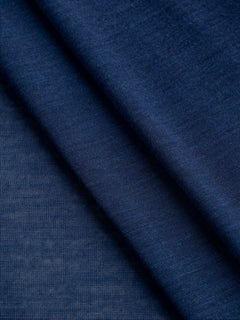 Semi Sheer Viscose Stretch Knit Deadstock - Midnight Blue