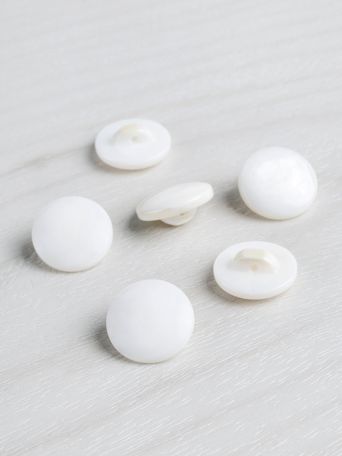 Shank Shell Button Shank River Shell 20L (12mm) Button - 6 pack | Core Fabrics