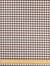 Shepherd Check Organic Cotton Flannel Twill - Brown + Cream | Core Fabrics