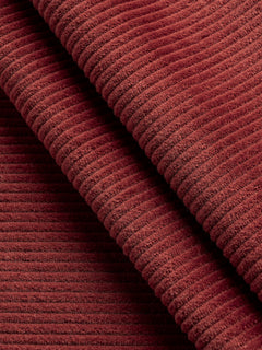 Slight Stretch 8 Wale Cotton Corduroy - Garnet