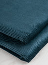 Slight Stretch Cotton Corduroy Deadstock - Deep Teal | Core Fabrics