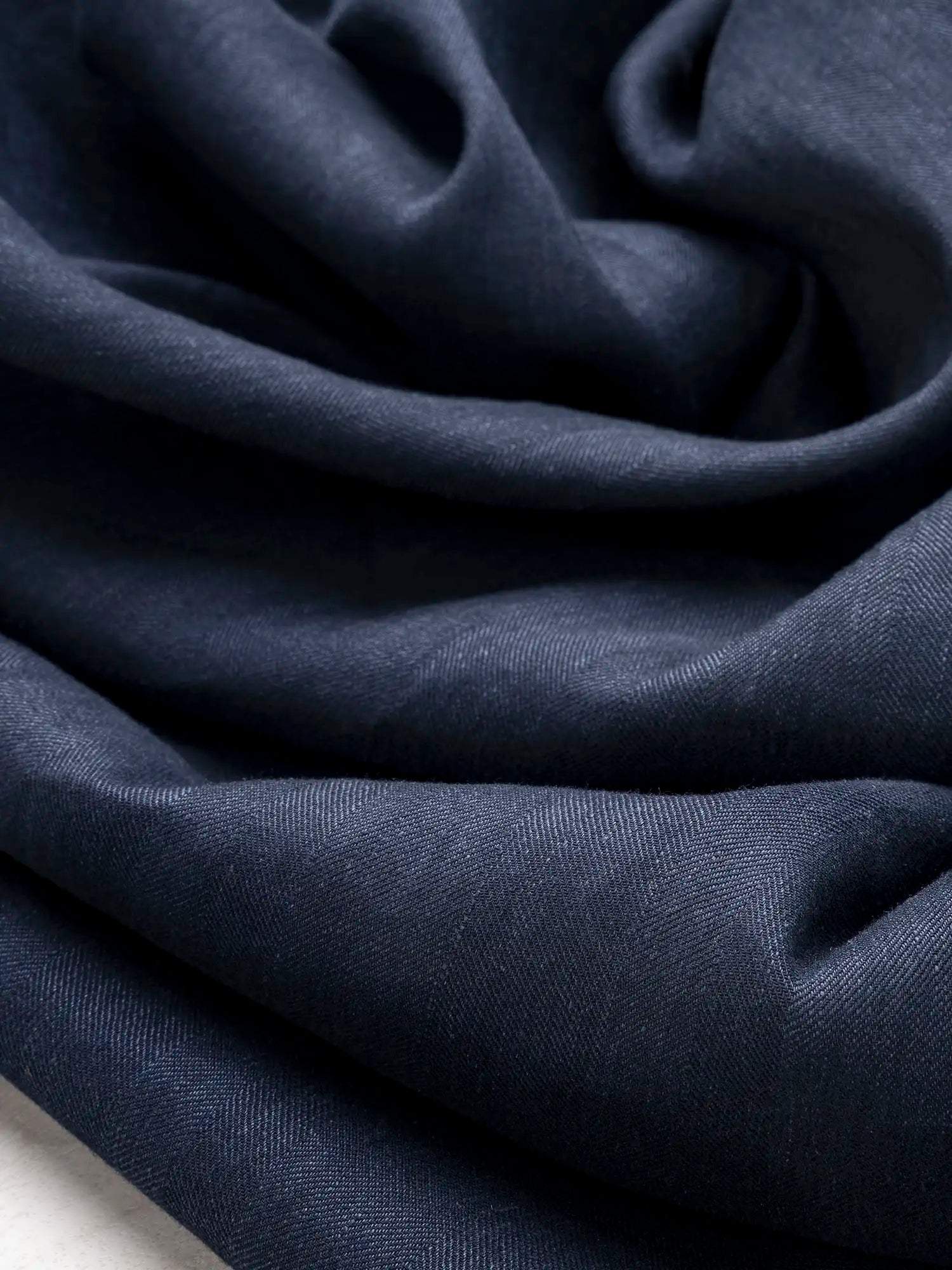 F-DEA172-002-Slight-Stretch-Herringbone-Cotton-Viscose-Suiting-Deadstock-Navy-Core-Fabrics-scrunched.webp