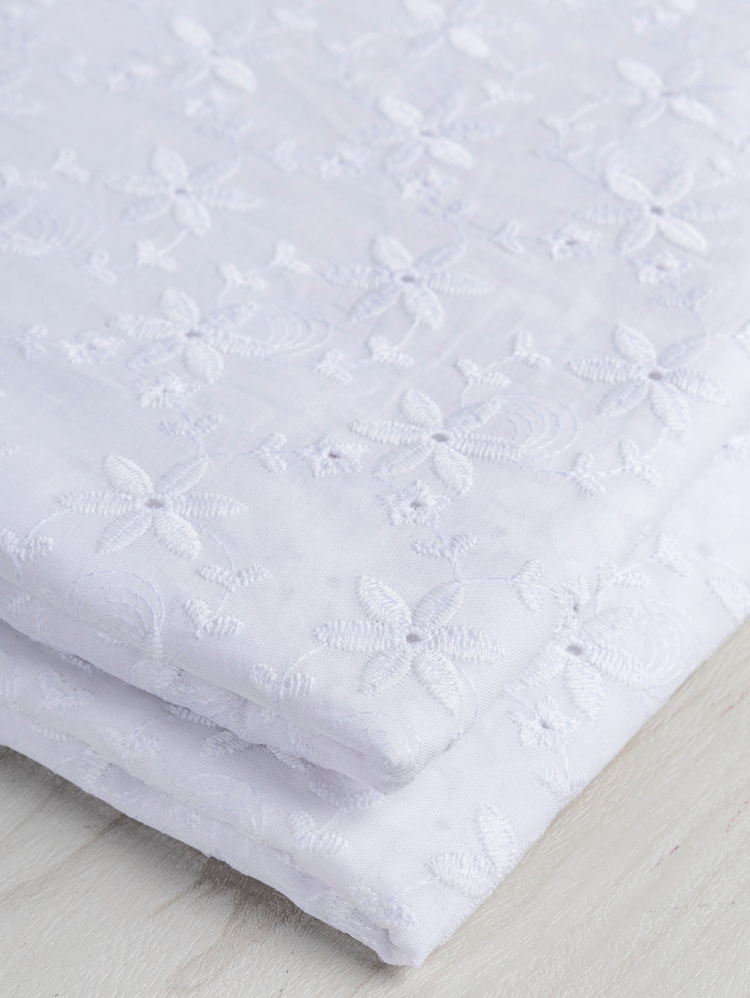 F-COT335-004-Small-Flower-Cotton-Eyelet-Deadstock-White-Core-Fabrics-fold