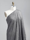 F-COT370-003-Softened-Cotton-Chambray-Shirting-Black-Core-Fabrics-draped.JPG