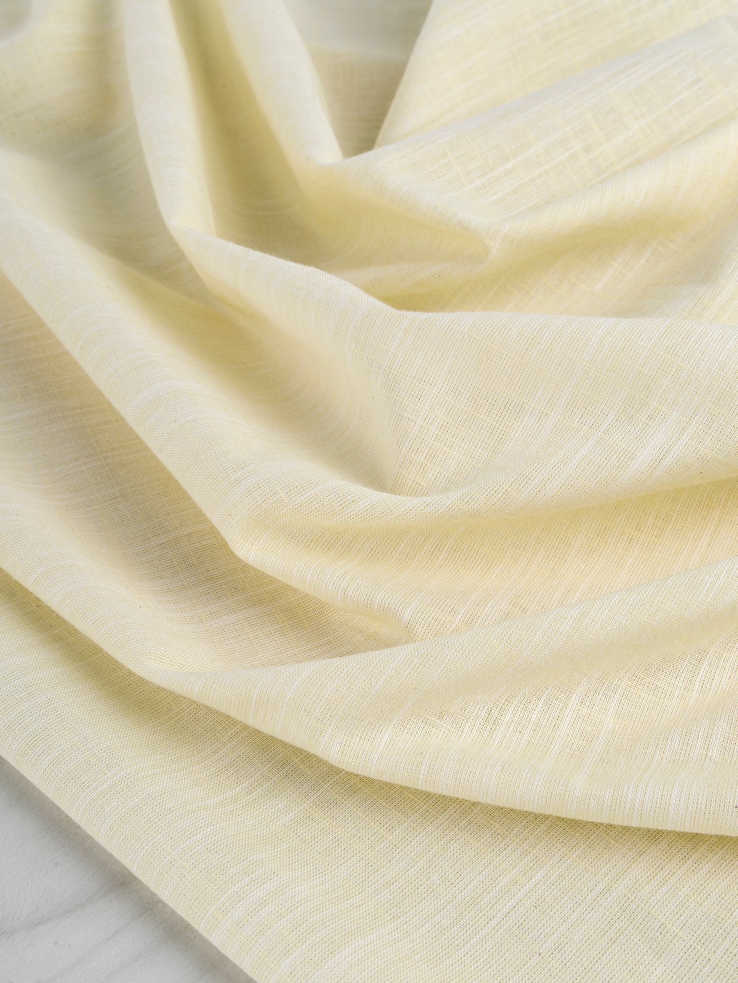 F-COT370-005-Softened-Cotton-Chambray-Shirting-Butter-Yellow-Core-Fabrics-scrunched.JPG