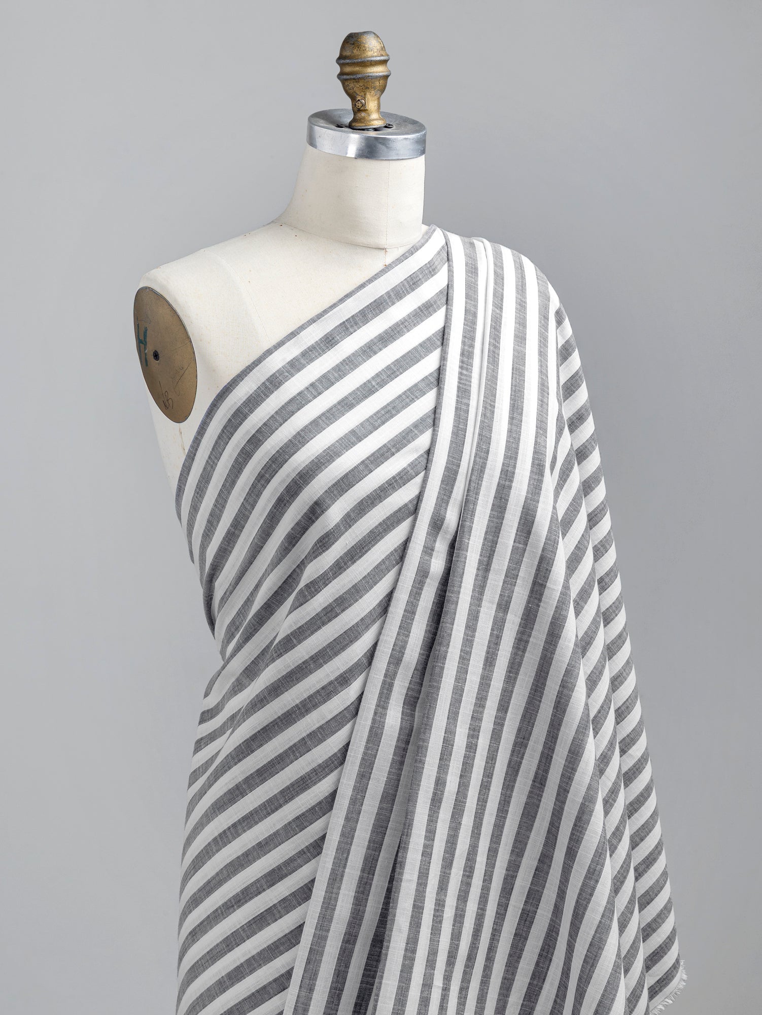 F-COT371-006-Softened-Striped-Cotton-Shirting-Black+White-Core-Fabrics-draped.JPG