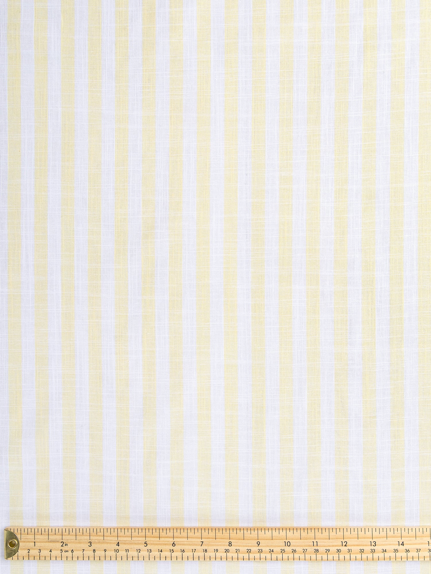 F-COT371-002-Softened-Striped-Cotton-Shirting-Butter-Yellow+White-Core-Fabrics-ruler.JPG.JPG