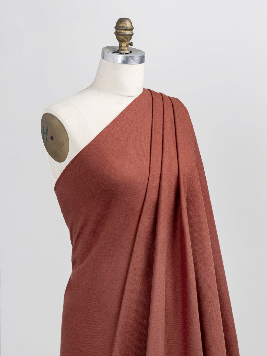 Solid Cotton Flannel Twill - Brick | Core Fabrics