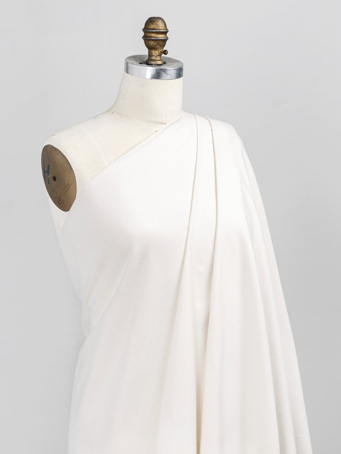 Solid Cotton Flannel Twill - Cream | Core Fabrics