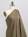 Solid Cotton Flannel Twill - Khaki | Core Fabrics