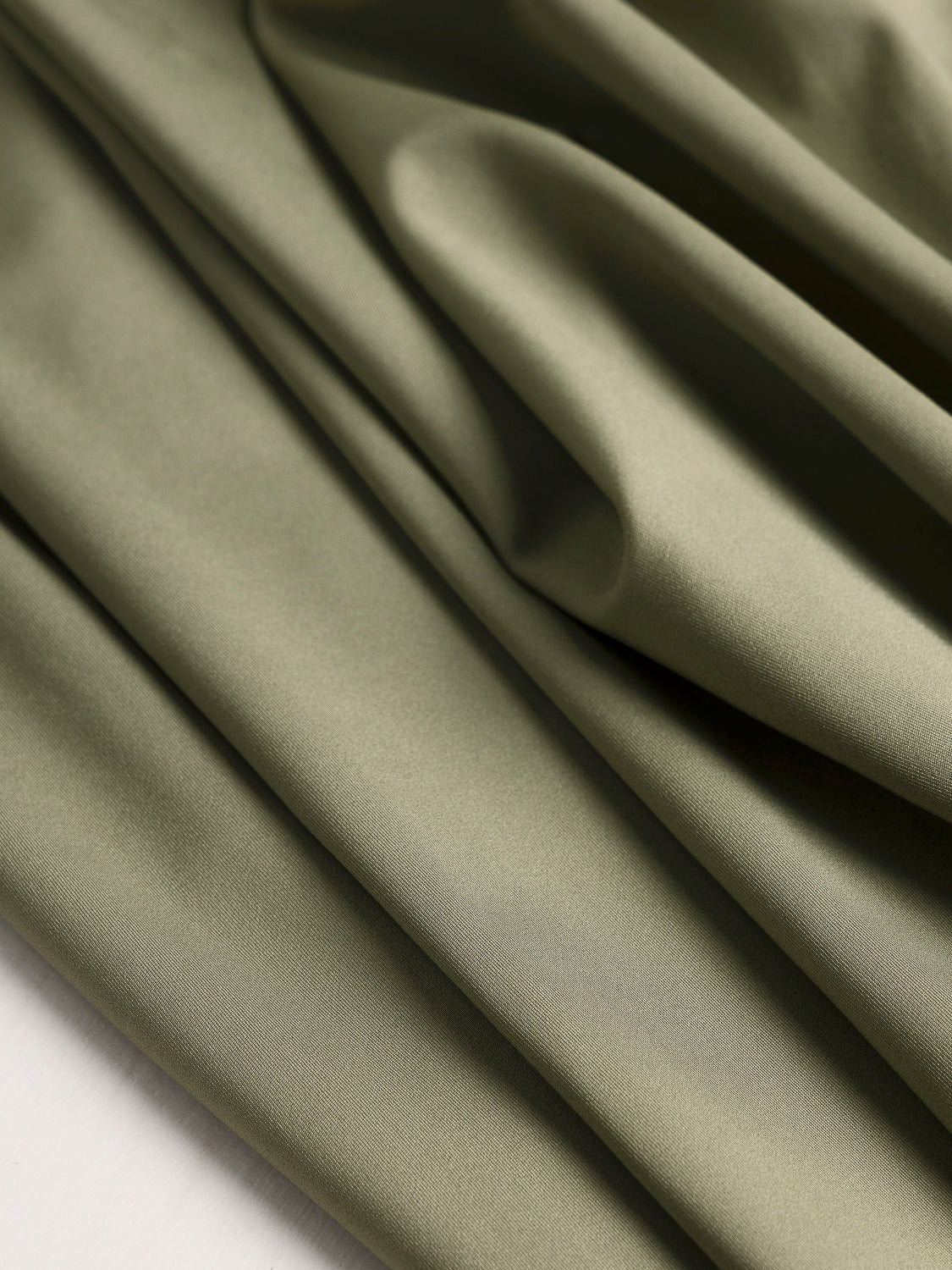 Stretch Performance Knit Wicking Recycled Polyester - Olive | Core Fabrics