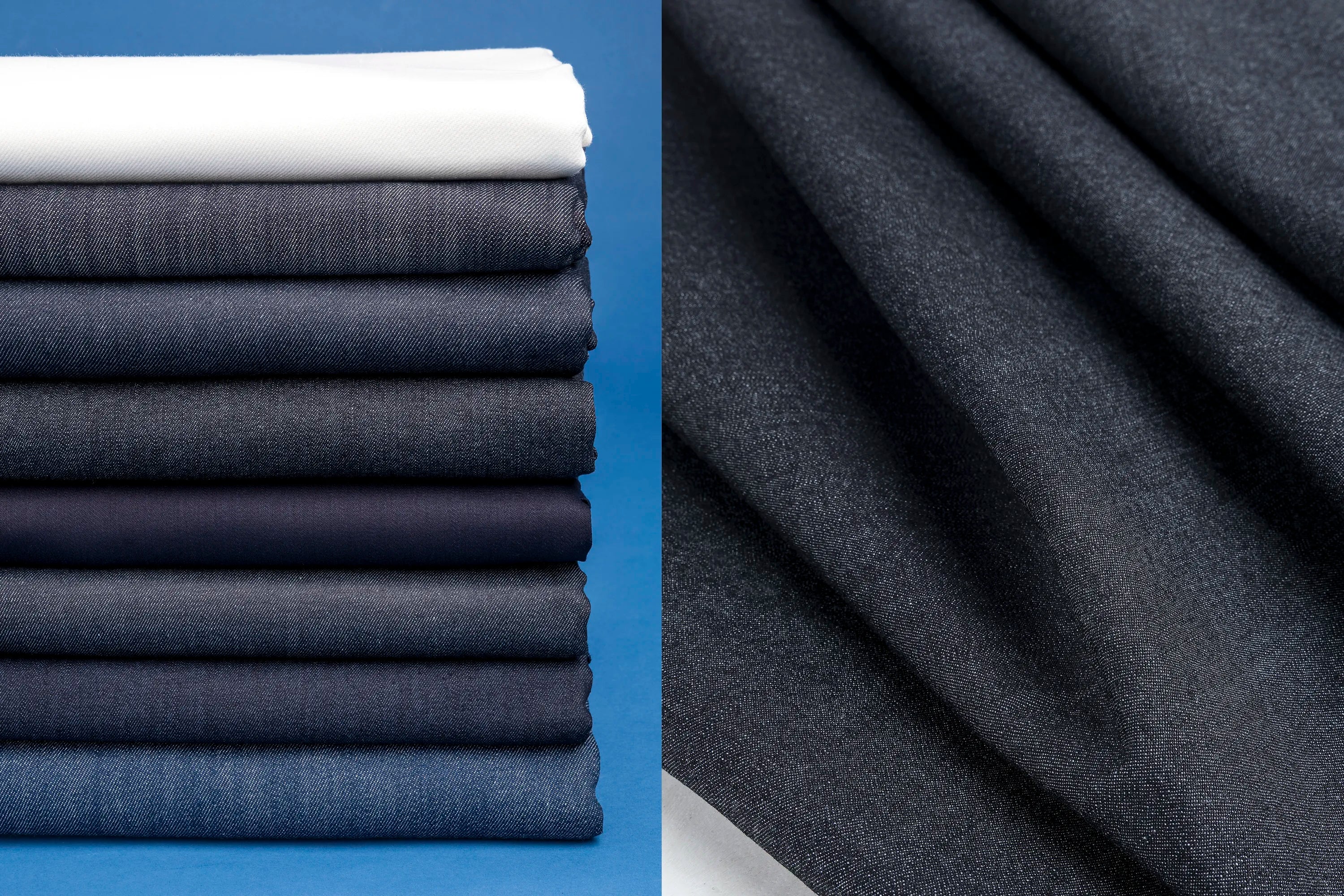 Stretch denim deadstock yoga jeans core fabrics