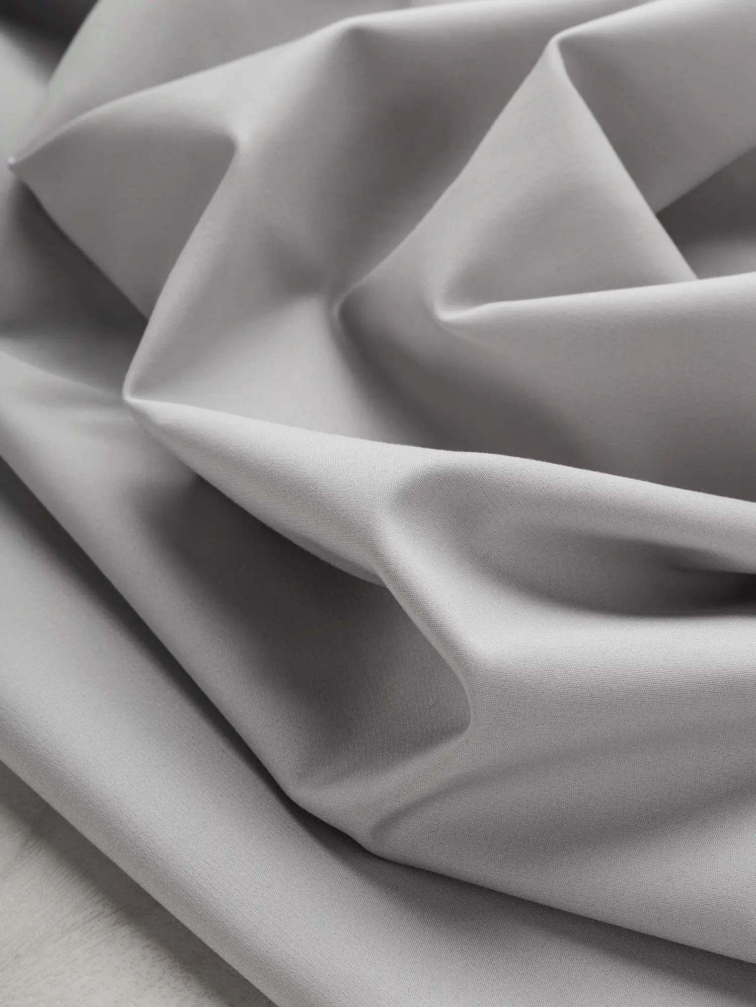 Stretch Cotton Nylon Bottomweight Deadstock - Pearl