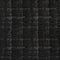 Tricot jacquard matelassé extensible de fin de rouleau - Noir