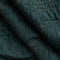 Tricot jacquard matelassé extensible de fin de rouleau - Vert forêt