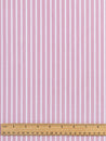 Stripe Cotton Poplin Shirting - Pink + White | Core Fabrics