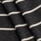 Stripe EcoVero Rayon Spandex Jersey Knit - Charcoal + Cream