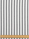Stripe EcoVero Rayon Spandex Jersey Knit - Cream + Grey | Core Fabrics