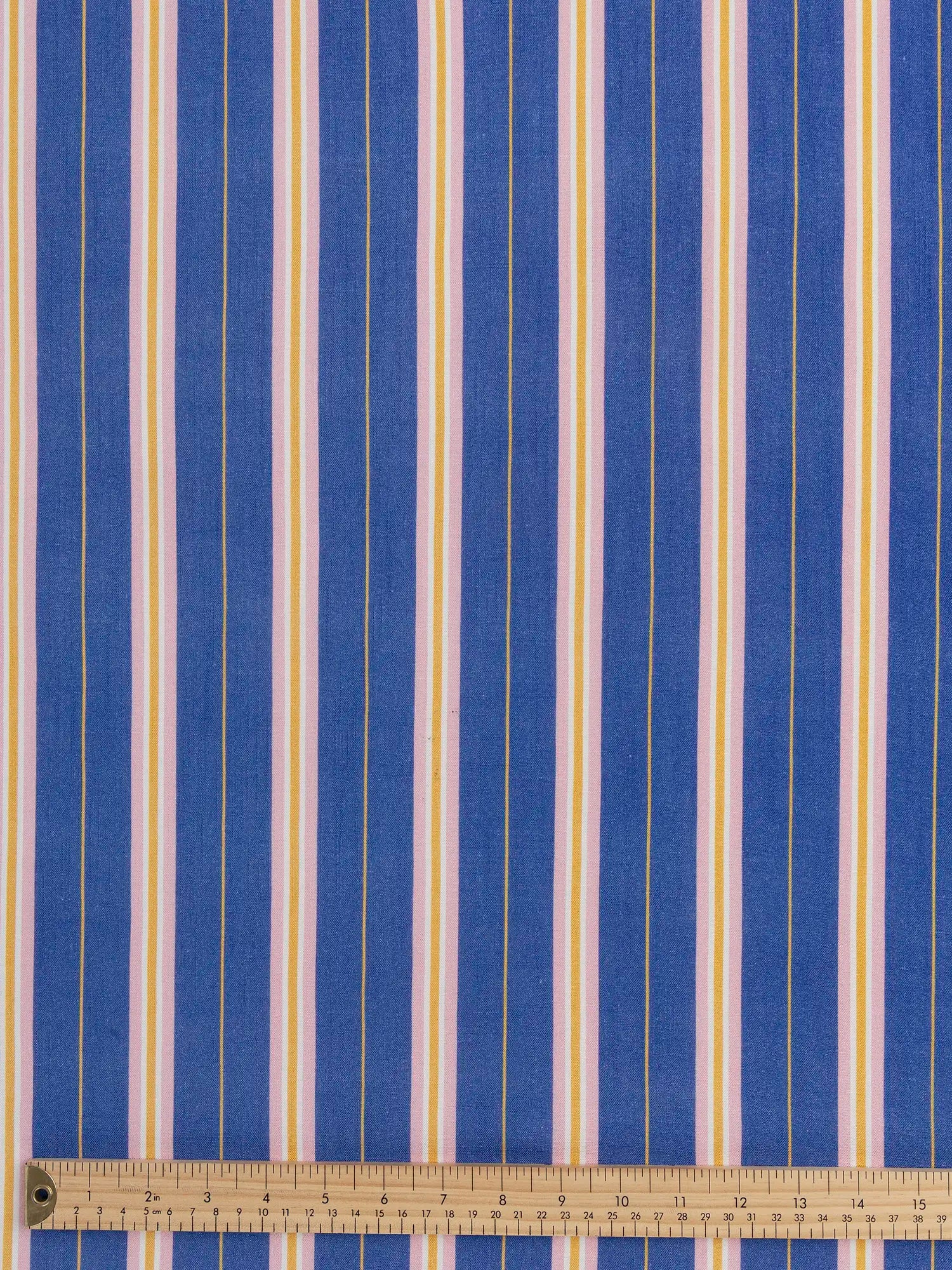 F-VIS291-001-Stripe-Textured-FSC-Viscose-Blue-Yellow-White-and-Pink-Core-Fabrics-ruler.webp