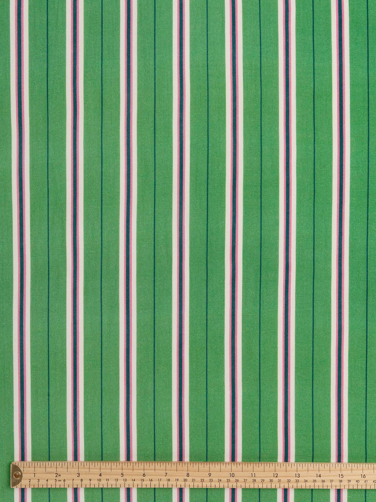 F-VIS291-002-Stripe-Textured-FSC-Viscose-Green-Cream-Pink-Navy-Core-Fabrics-ruler.webp