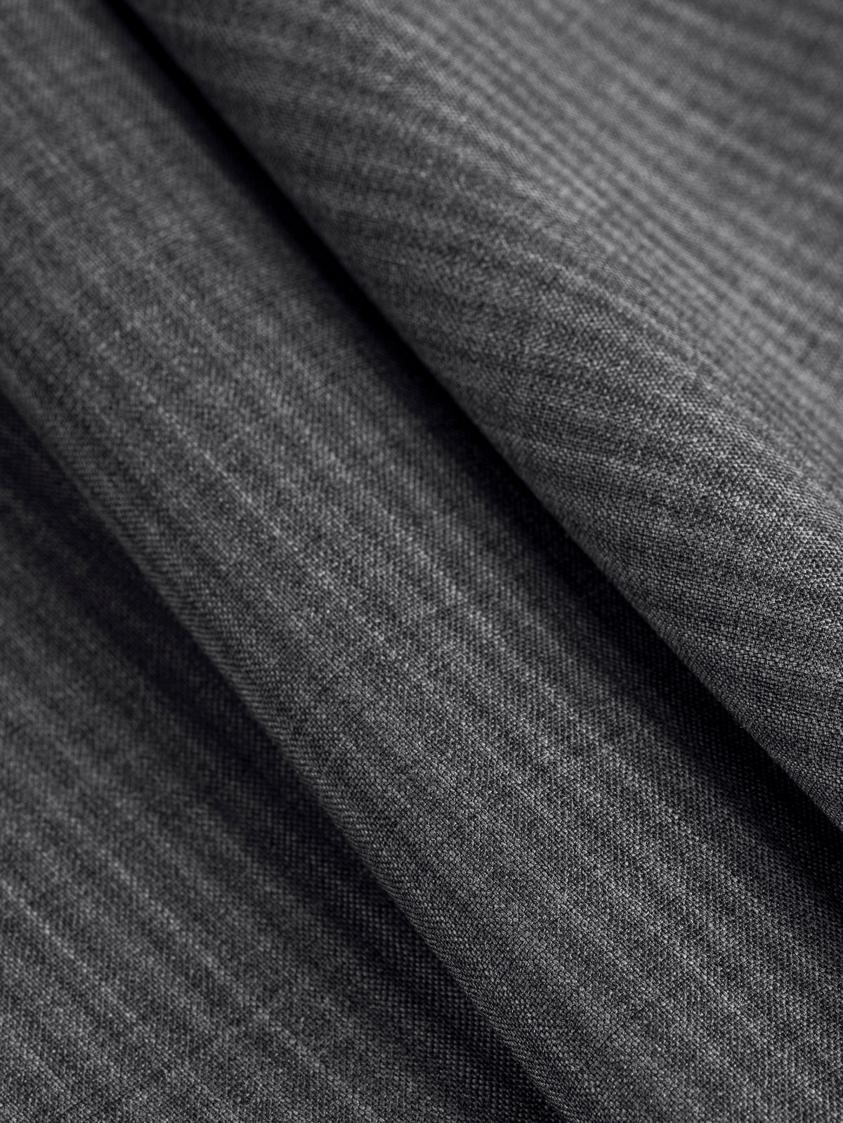 Striped Wool Poly Suiting Deadstock - Blue + Khaki + Grey | Core Fabrics