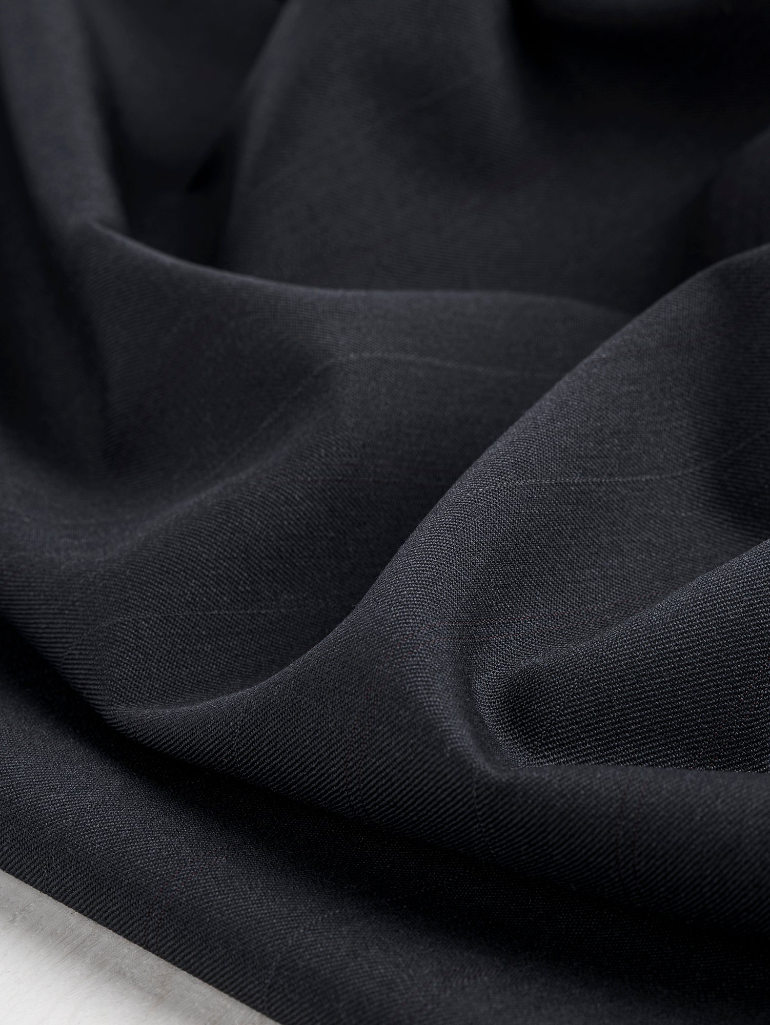 F-WOL111-Subtle-Pinstripe-Wool-Twill-Suiting-Deadstock-Navy-Core-Fabrics-scrunched.JPG
