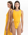 Swim Performance Knit Deadstock - Mango - Model | Core Fabrics