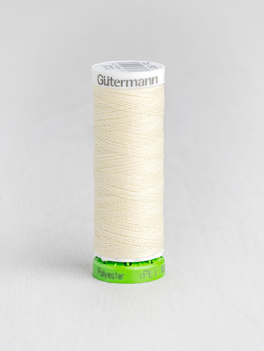 Gütermann All Purpose rPET Recycled Thread - Whipped Butter 610 | Core ...