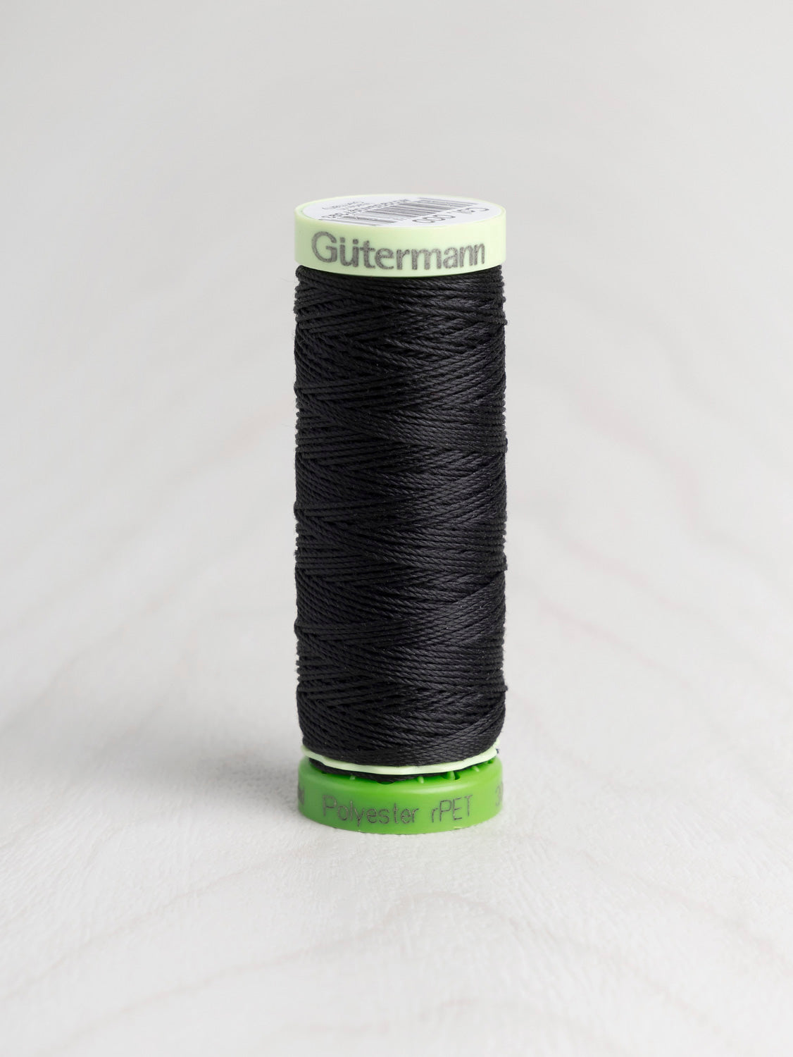 Gütermann rPET Recycled Topstitch Thread - Black 000 | Core Fabrics