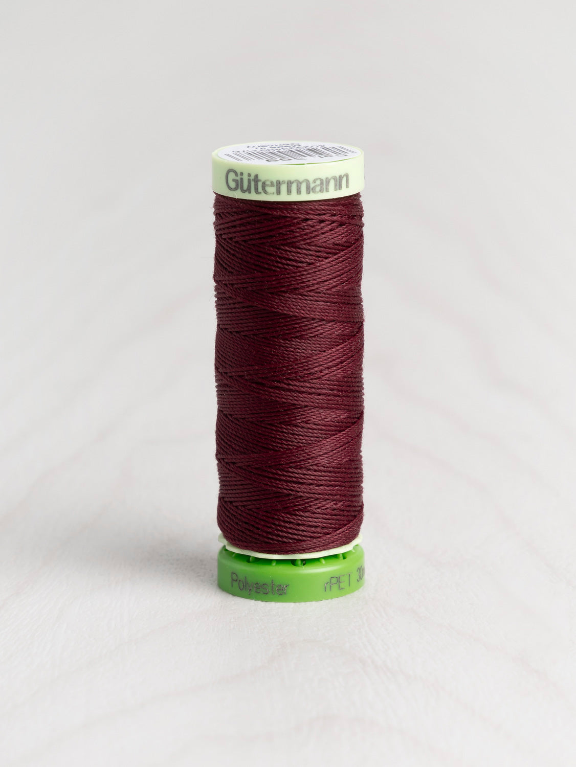 Gütermann rPET Recycled Topstitch Thread -  Very Dark Burgundy 369 | Core Fabrics