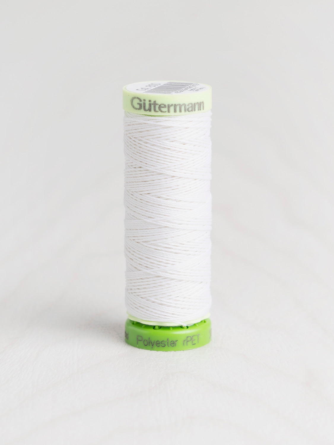 Gütermann rPET Recycled Topstitch Thread - Bright White 800 | Core Fabrics