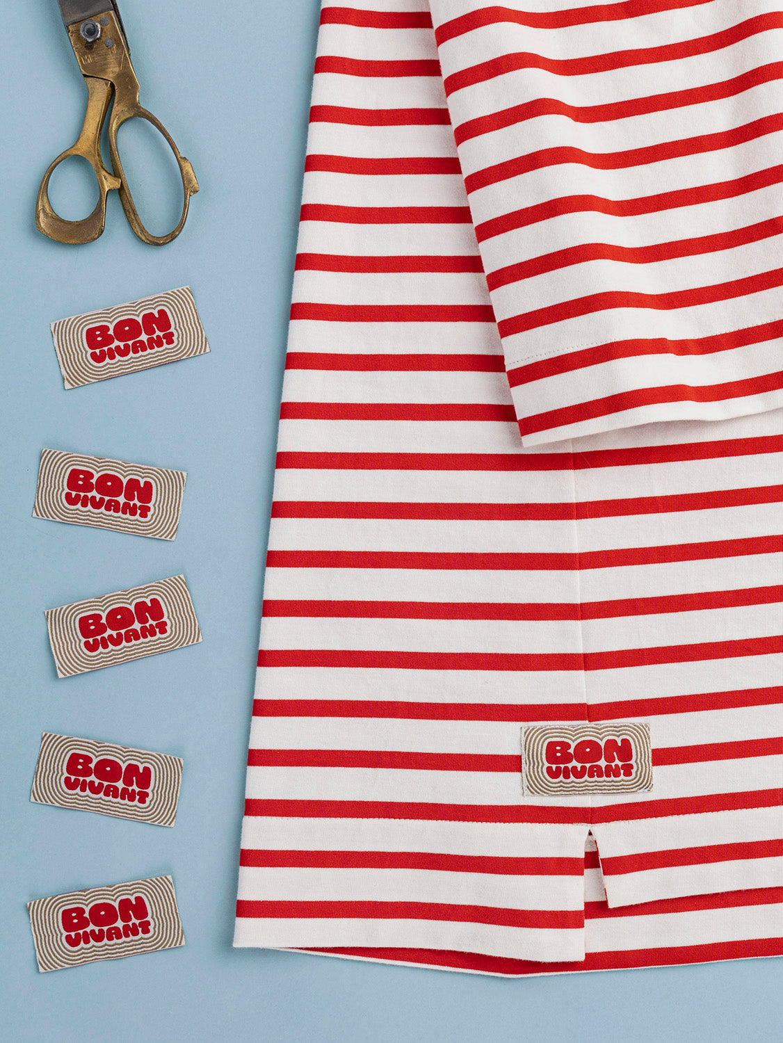 Core Fabrics Sewing Labels: 6 pack - Bon Vivant | Core Fabrics