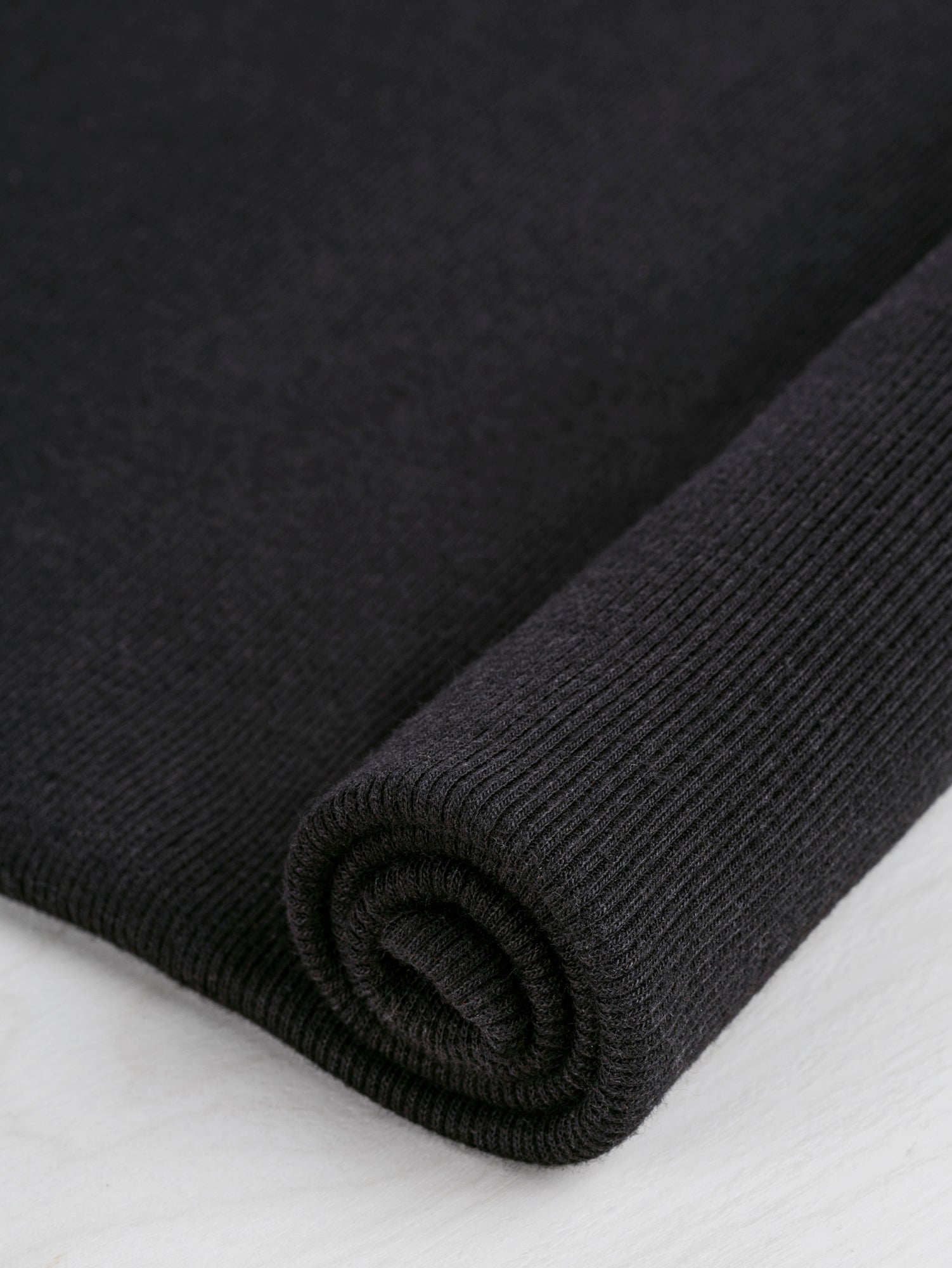 N-RIB006-001-Tencel-Lyocell-Organic-Cotton-Tubular-Rib-Knit-Black-Core-Fabrics