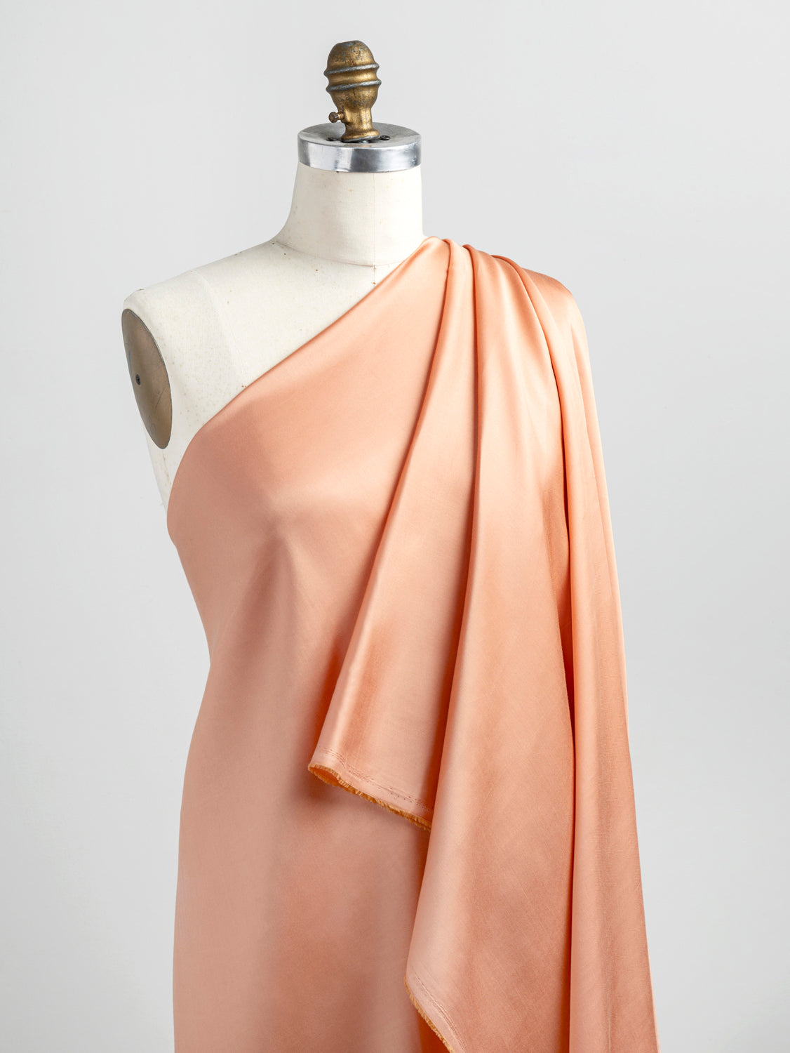 Tencel Lyocell Satin - Coral | Core Fabrics