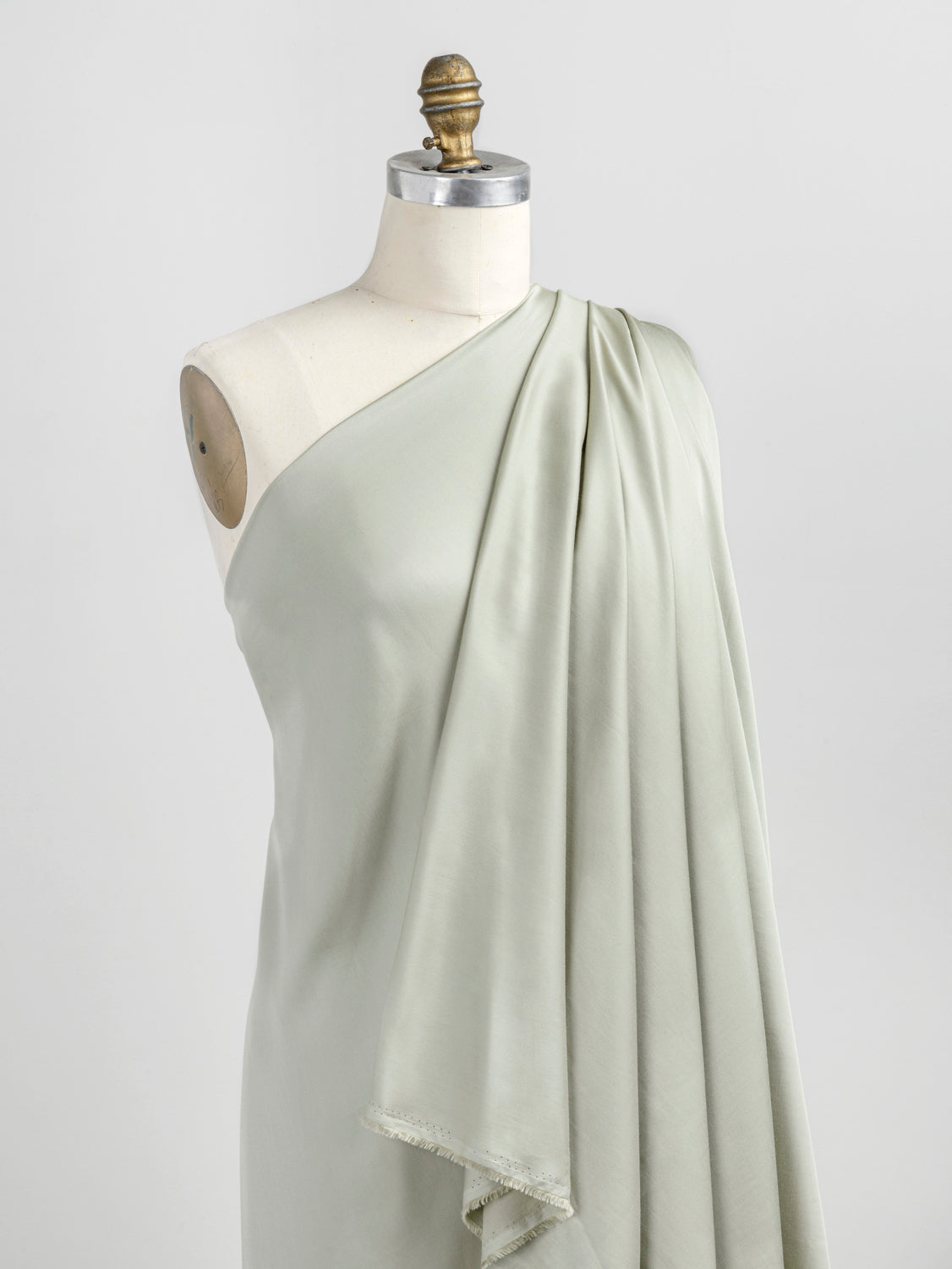 Tencel Lyocell Satin - Sage | Core Fabrics