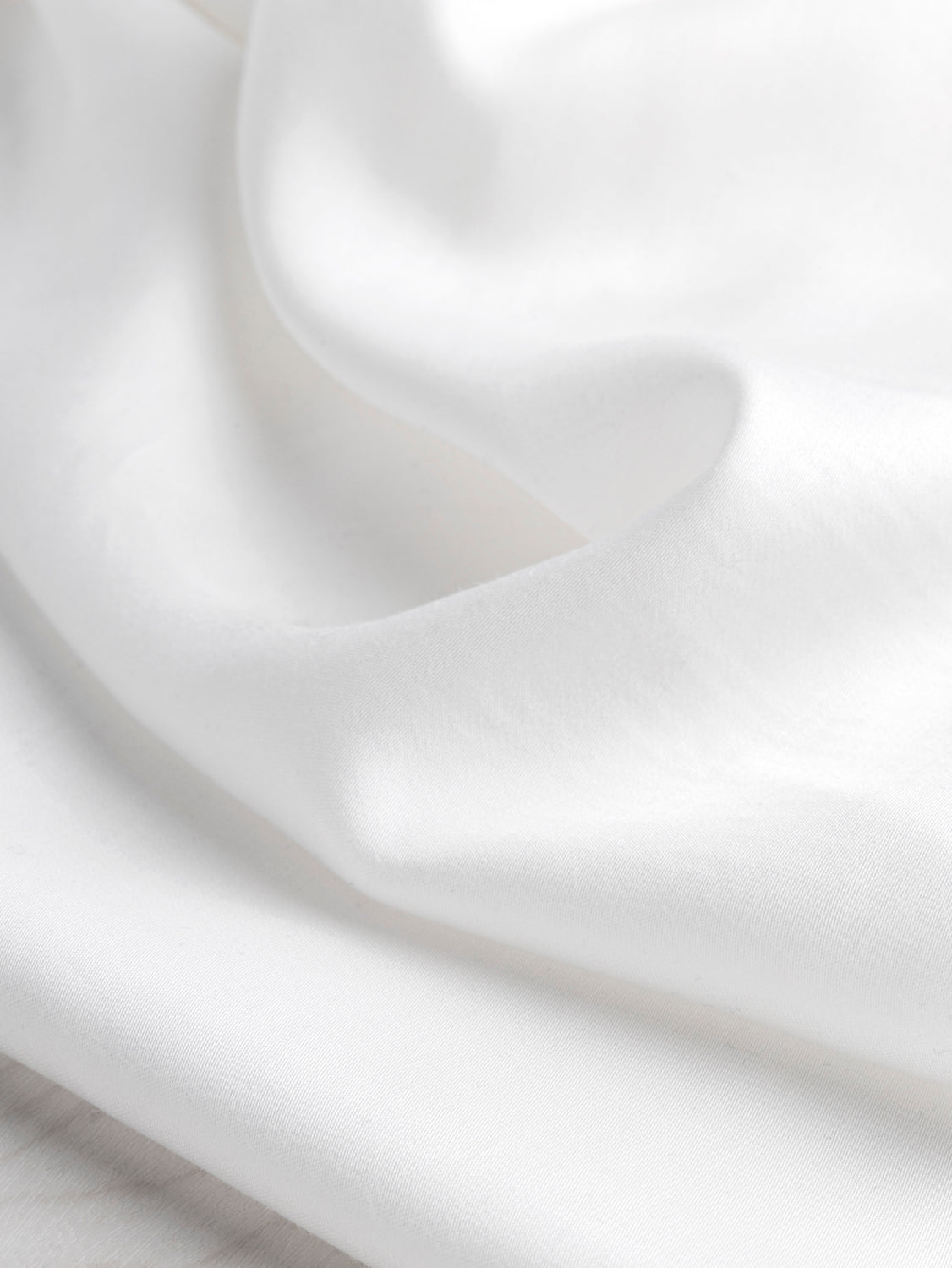 Tencel Lyocell Satin - White | Core Fabrics