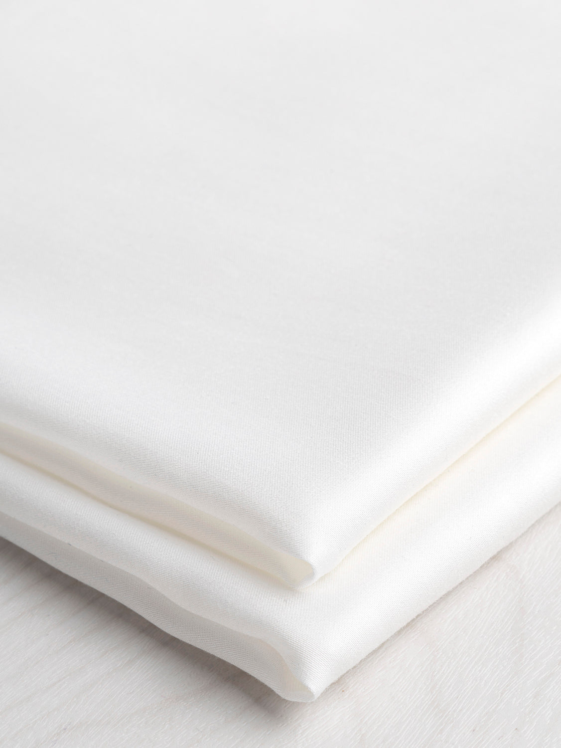 Tencel Lyocell Satin - White | Core Fabrics