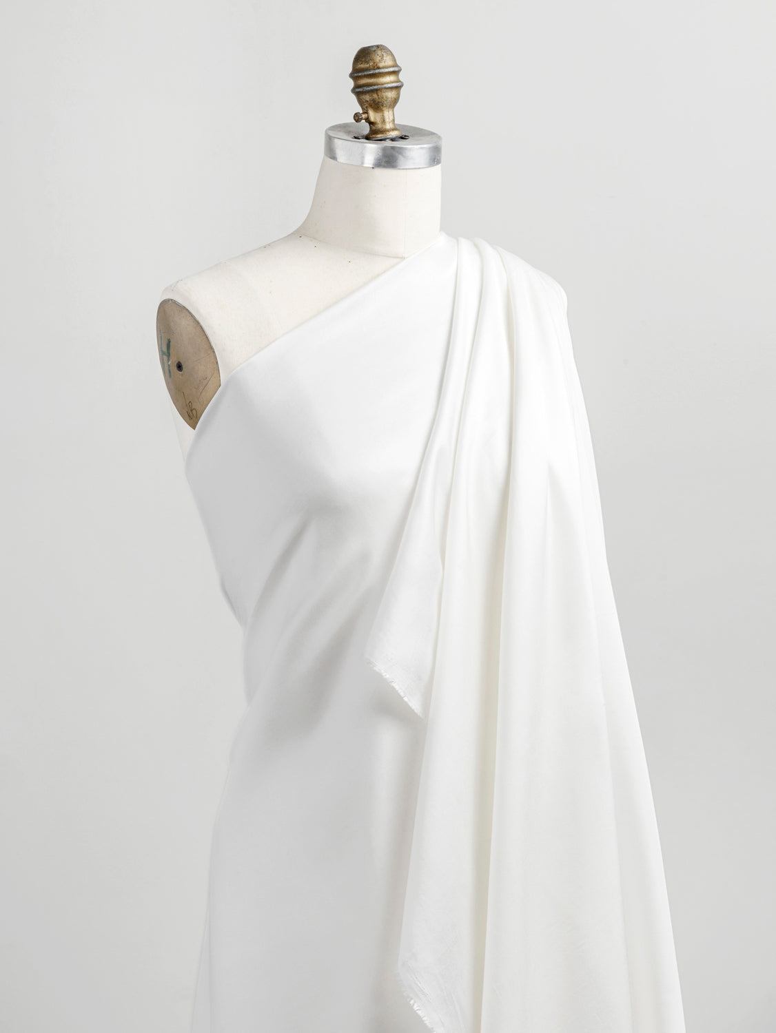Tencel Lyocell Satin - White | Core Fabrics
