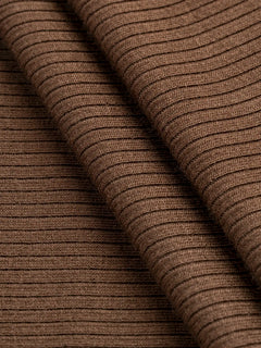 Tencel™ Modal Spandex Ribbed Knit - Toffee