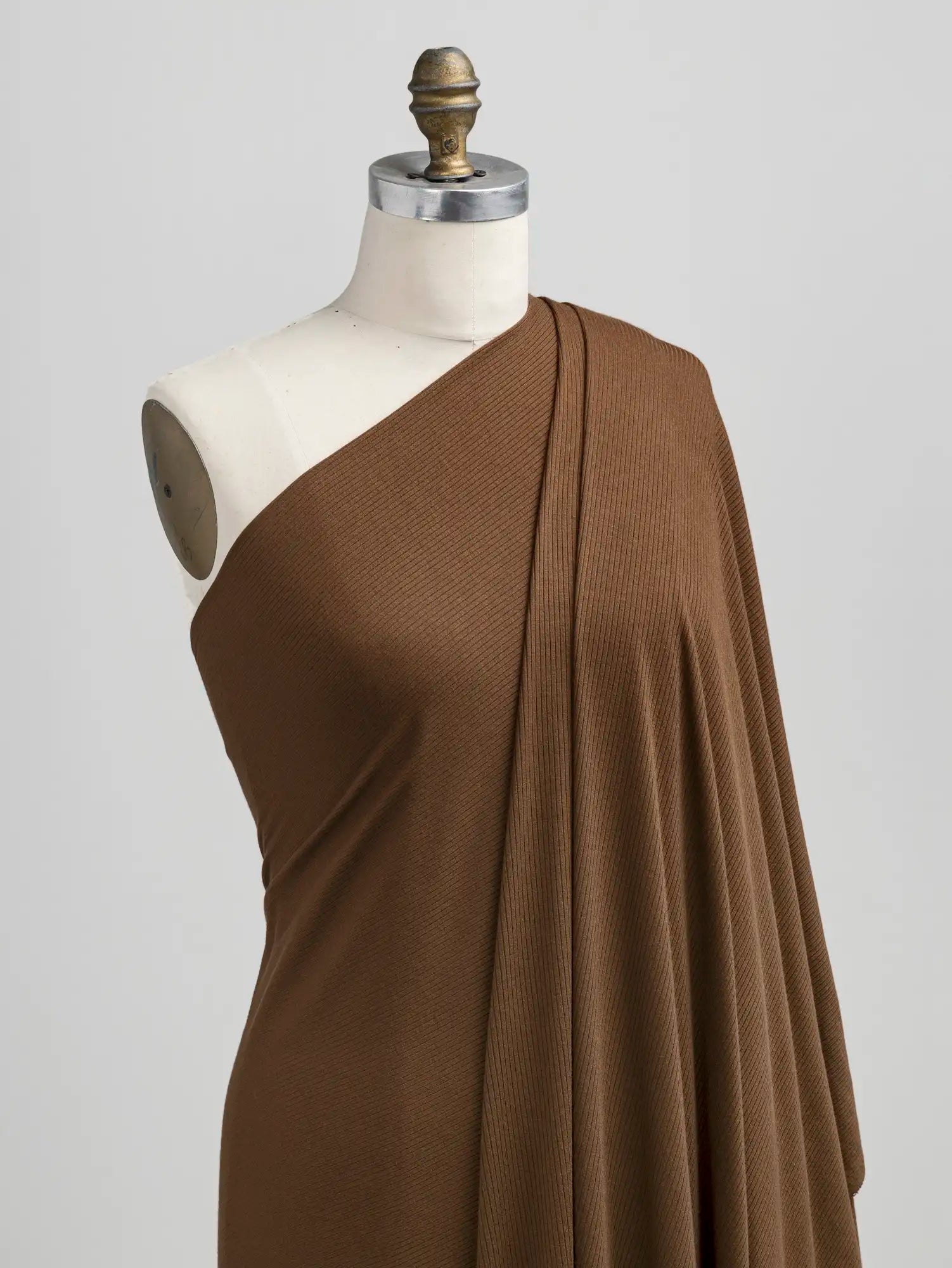 F-TEN009-014-Tencel-Modal-Spandex-Ribbed-Knit-Toffee-Core-Fabrics-draped.webp