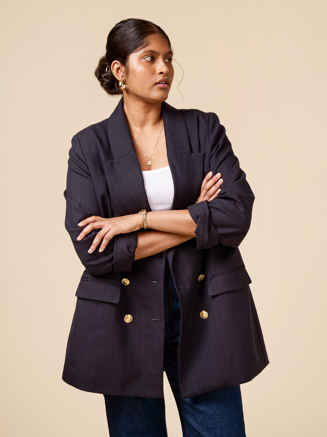 Tereska Soft Blazer Pattern | Front View | Closet Core Patterns