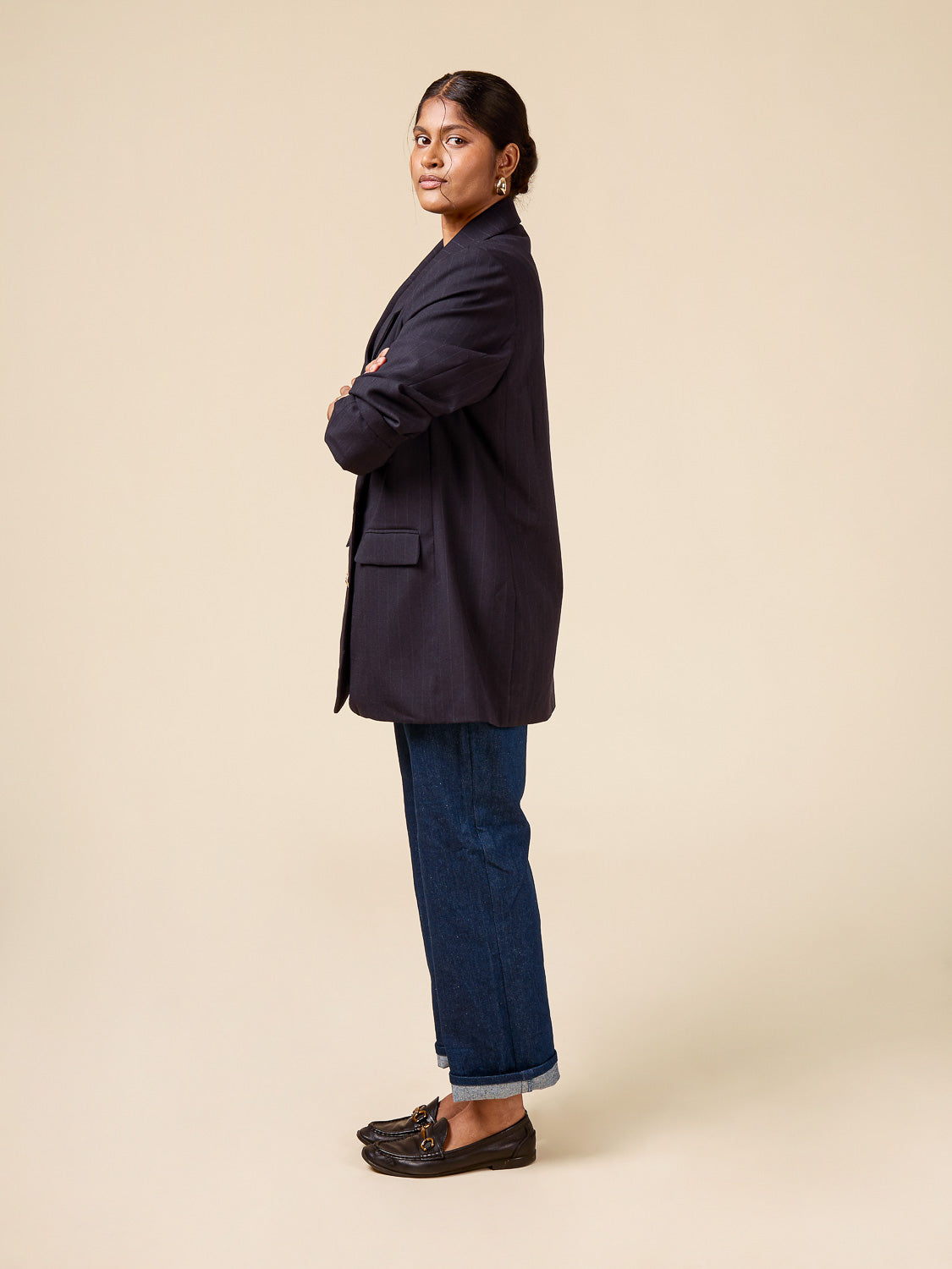 Tereska Soft Blazer Pattern | Side View | Closet Core Patterns