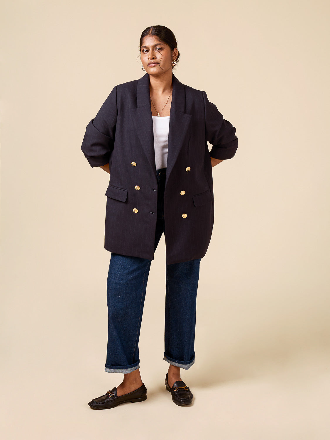 Tereska Soft Blazer Pattern | Front View | Closet Core Patterns