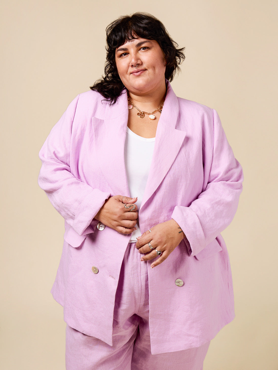 Tereska Blazer Kit - Model | Core Fabrics