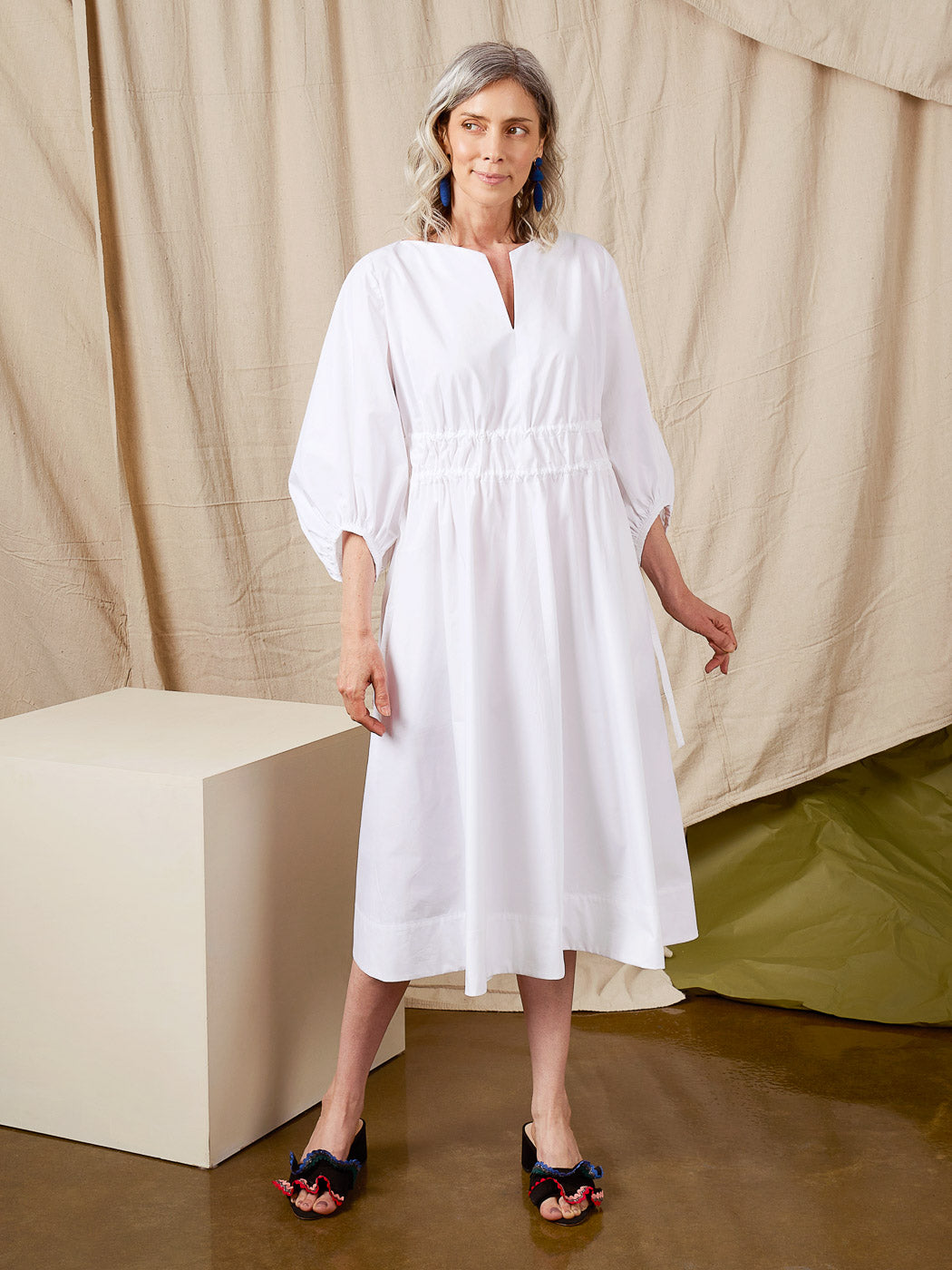 Signature Crisp Cotton Poplin - White Signature Crisp Cotton Poplin - White