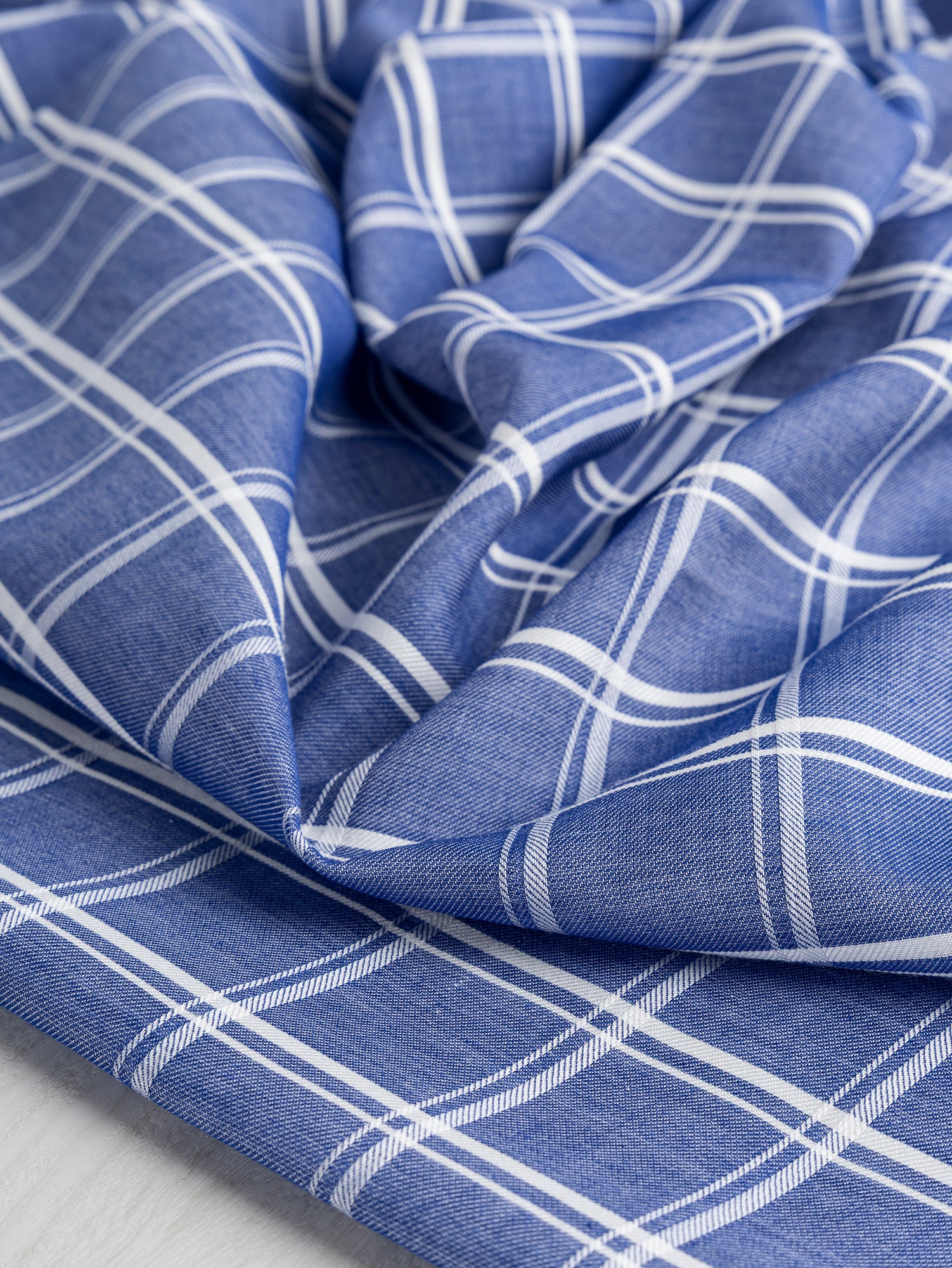 F-COT366-002-Textured-Check-Japanese-Cotton-Voile-Indigo-and-White-Core-Fabrics-scrunched.JPG