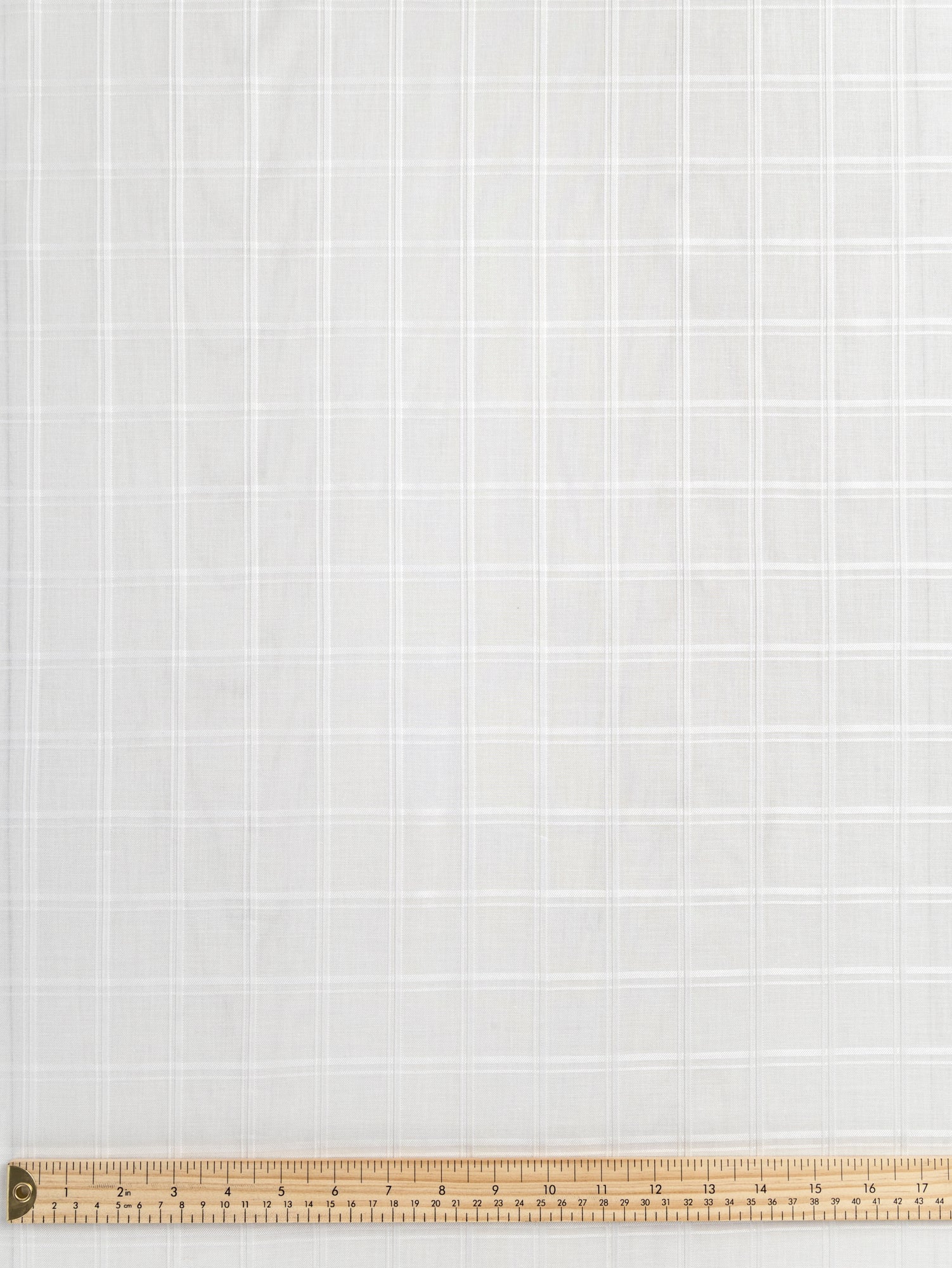 F-COT366-001-Textured-Check-Japanese-Cotton-Voile-White-Core-Fabrics-ruler.JPG