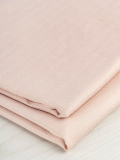Textured Cotton Jacquard Deadstock - Powder Pink